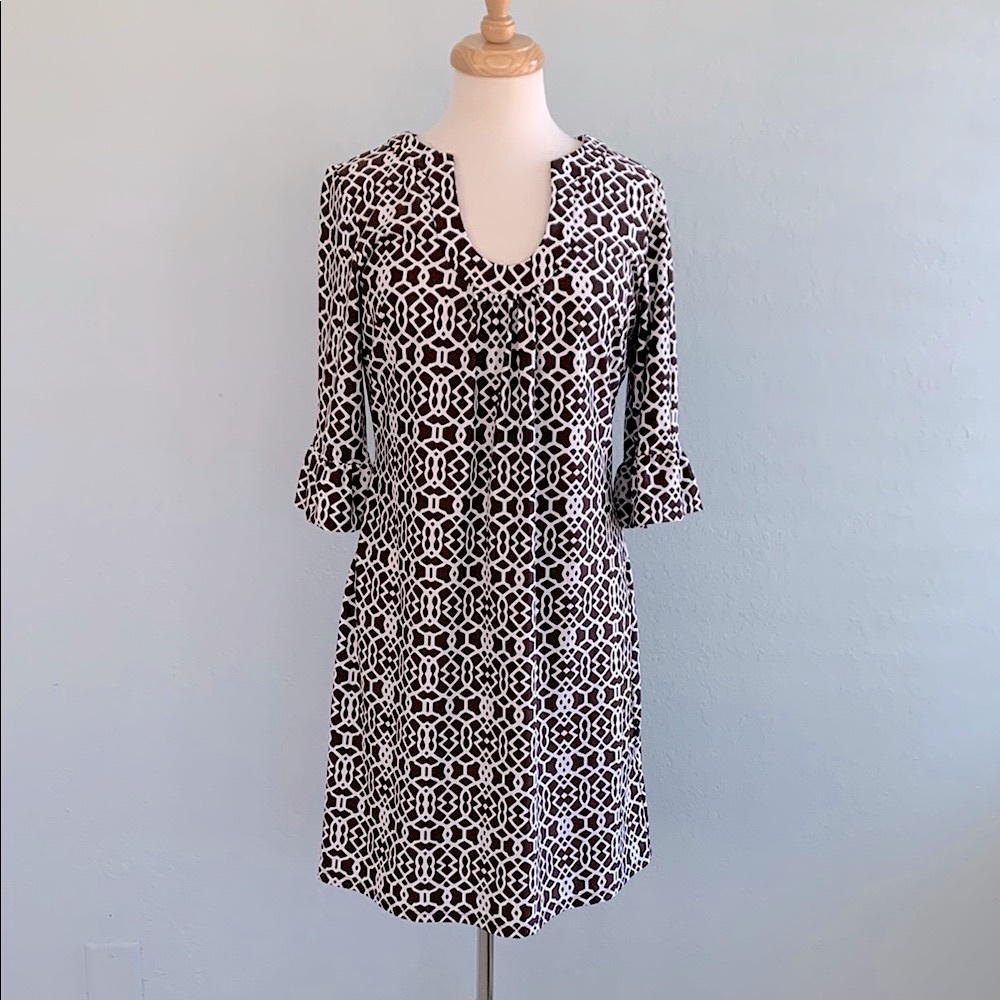 Jude Connally Nancy Geo Lattice Dress